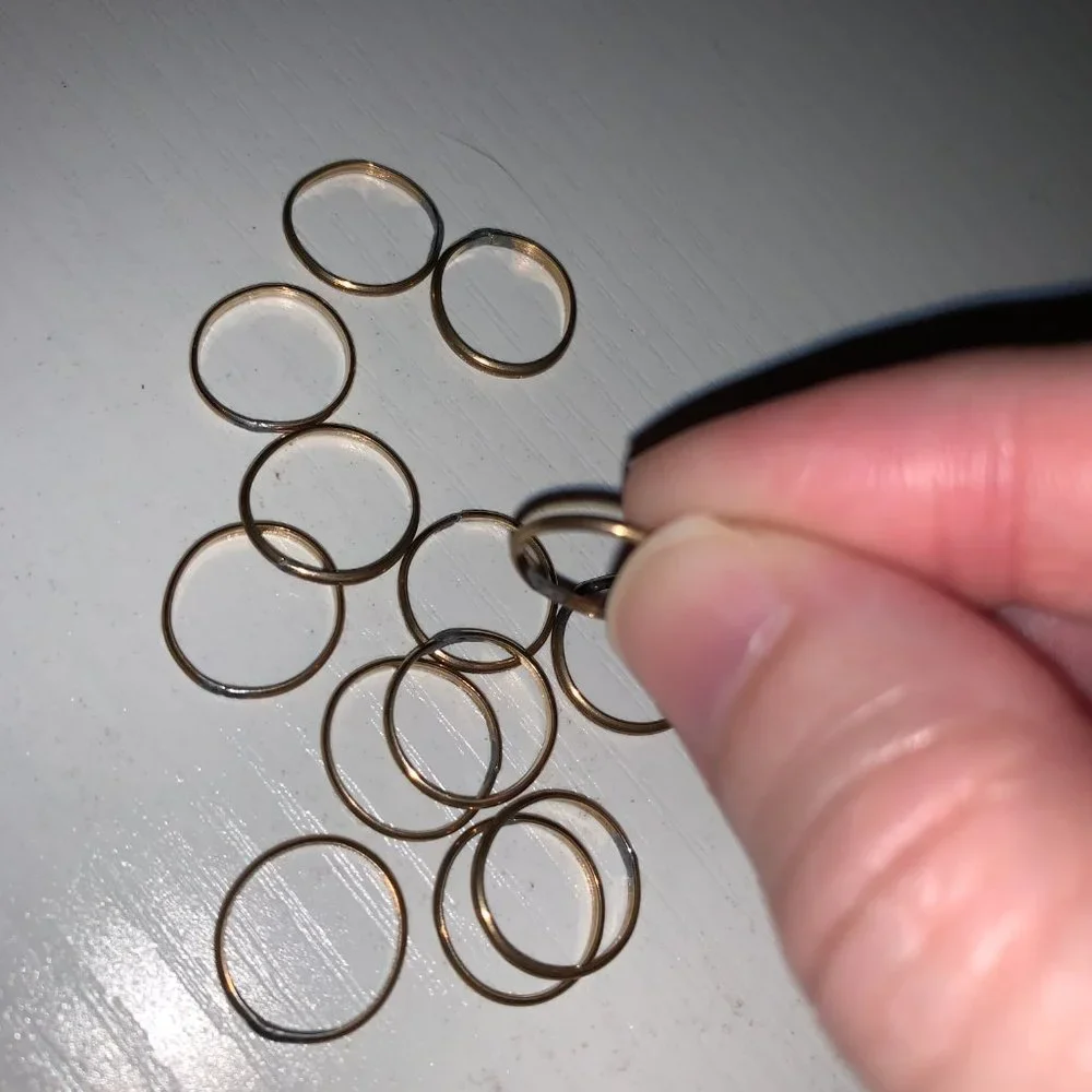 3/4 1.3mm Gold Filled Plain Band Ring